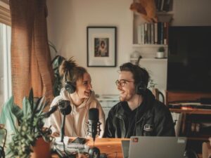 podcast woman